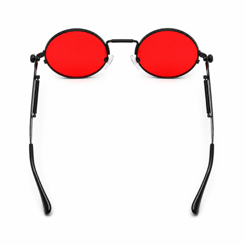 Óculos de Sol Redondo Unissex UV400 — Solaris Ruby