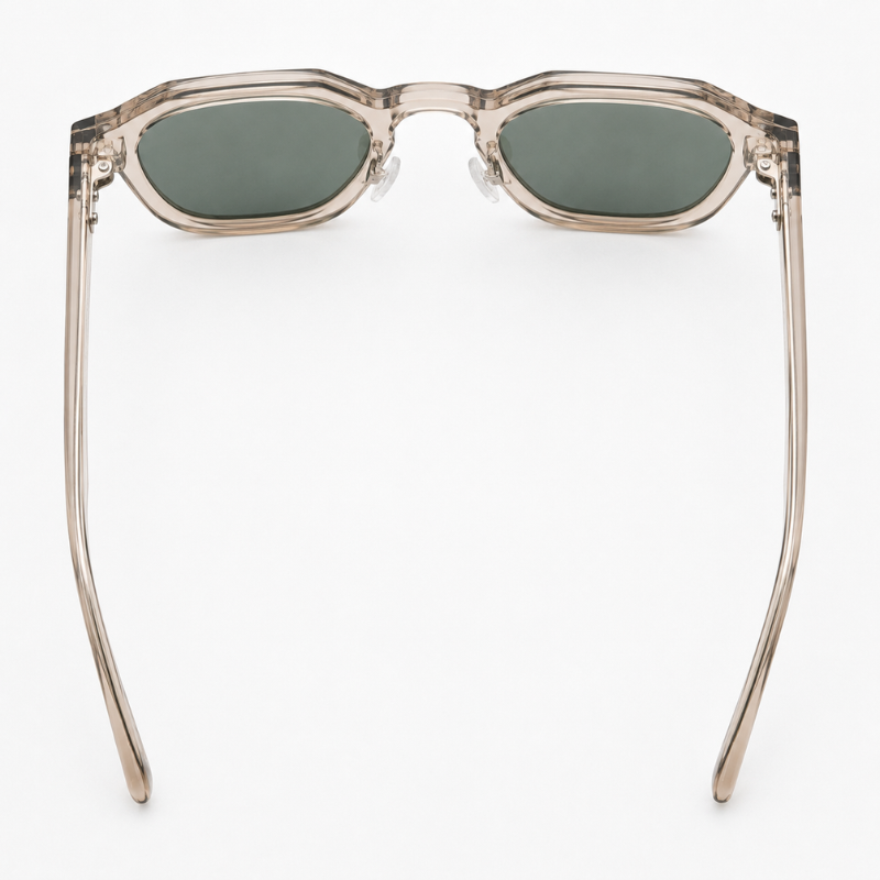Óculos de Sol Redondo Unissex UV400 — Targa Off-White