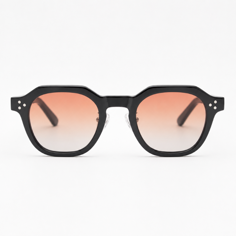 Óculos de Sol Redondo Unissex UV400 — Targa Black