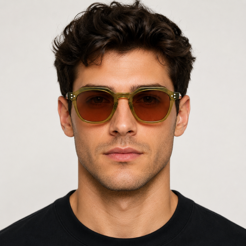 Óculos de Sol Redondo Unissex UV400 — Targa Siciliano