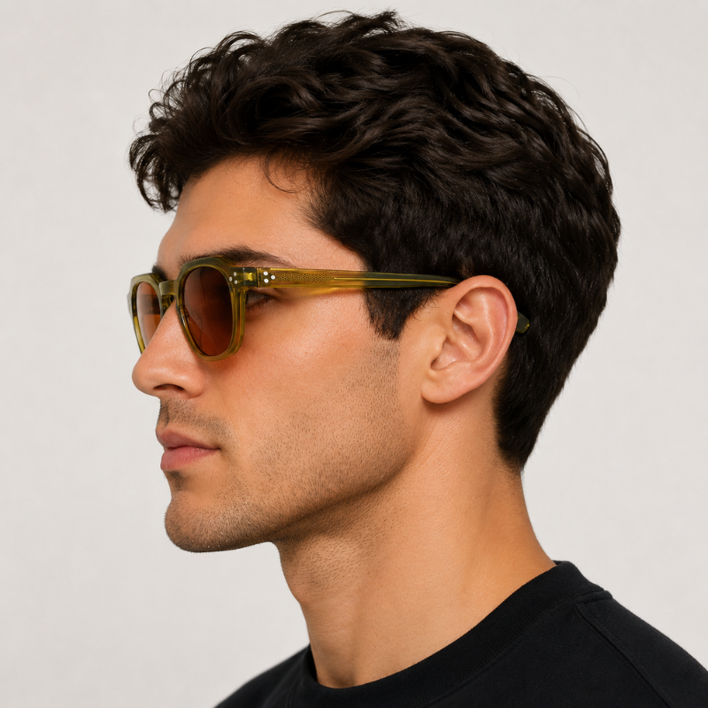 Óculos de Sol Redondo Unissex UV400 — Targa Siciliano