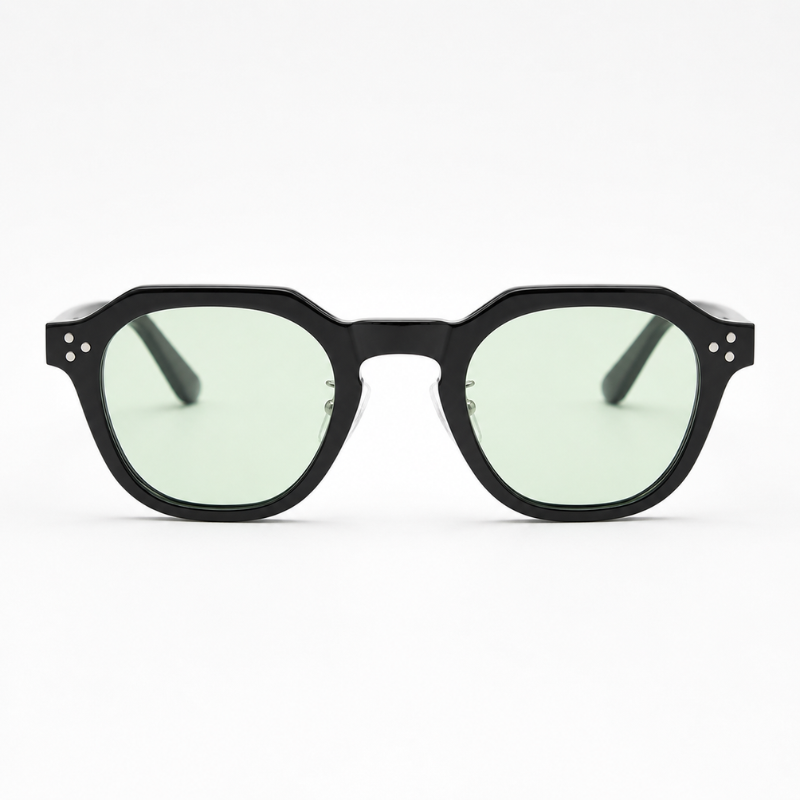 Óculos de Sol Redondo Unissex Polarizado UV400 — Targa Olive