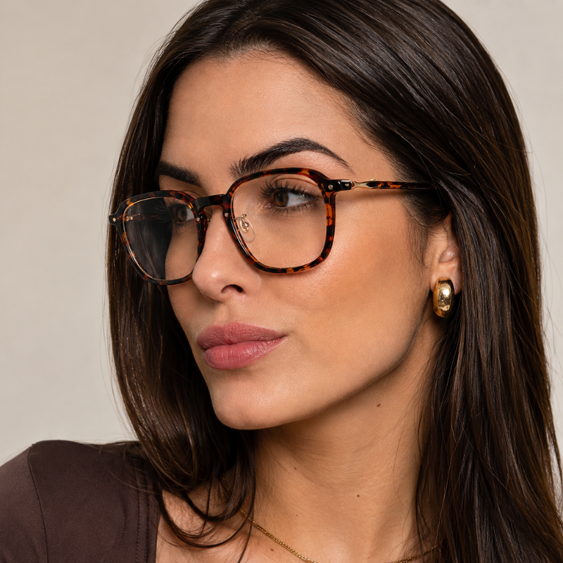 Óculos de Grau Quadrado Unissex UV400 — Varen